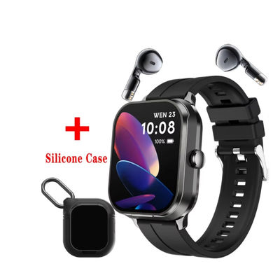 TWS Wireless D8Pro Pressione sanguigna Smart Watch Outdoor Display 2 in 1