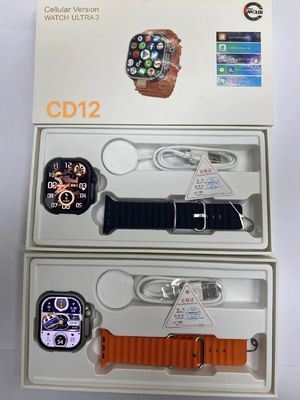 CD12 4G LTE Smart Watch con fotocamera rotante e touch zoom Display ad amolettamento impermeabile Batteria da 2000mA