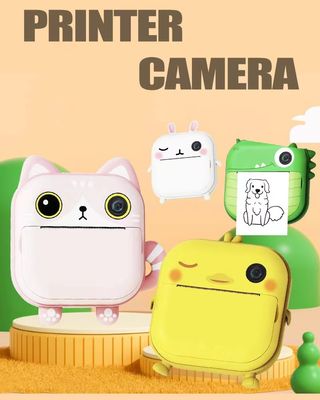 Fotocamera di stampa istantanea per bambini con tempo di ricarica di circa 2 ore e dimensioni della carta da stampa