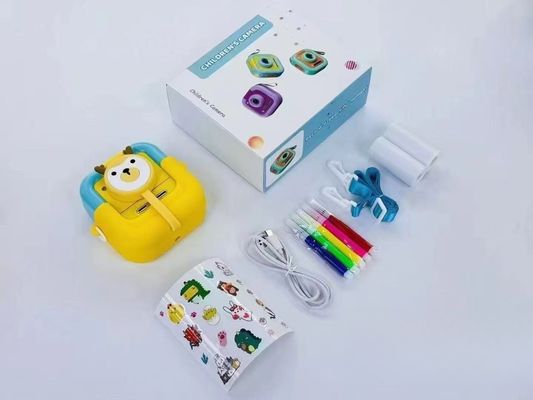 M8 Fotocamera da schermo da 2,4 pollici 3 giochi Fotocamera digitale per bambini Mini fotocamera da stampa istantanea