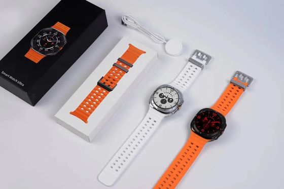 Nuovo 2025 W7 Ultra GPS Smartwatch Rotondo per Uomini e Donne Pulsometro Batteria 3.8V/400mAh-702224