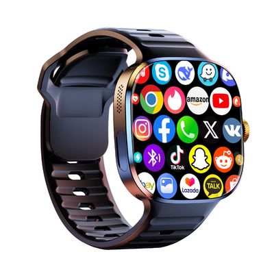 IP67 impermeabile 2025 M99 4G SIM Card Smart Watch con telefono BT Call NFC GPS Deepseek Youtube Tiktok Whatsapp Supporto